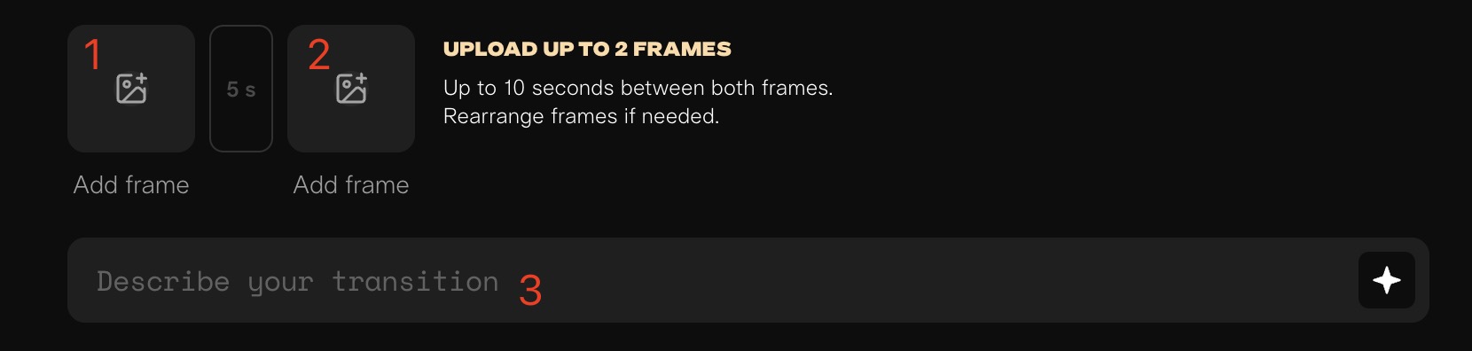 Frame upload